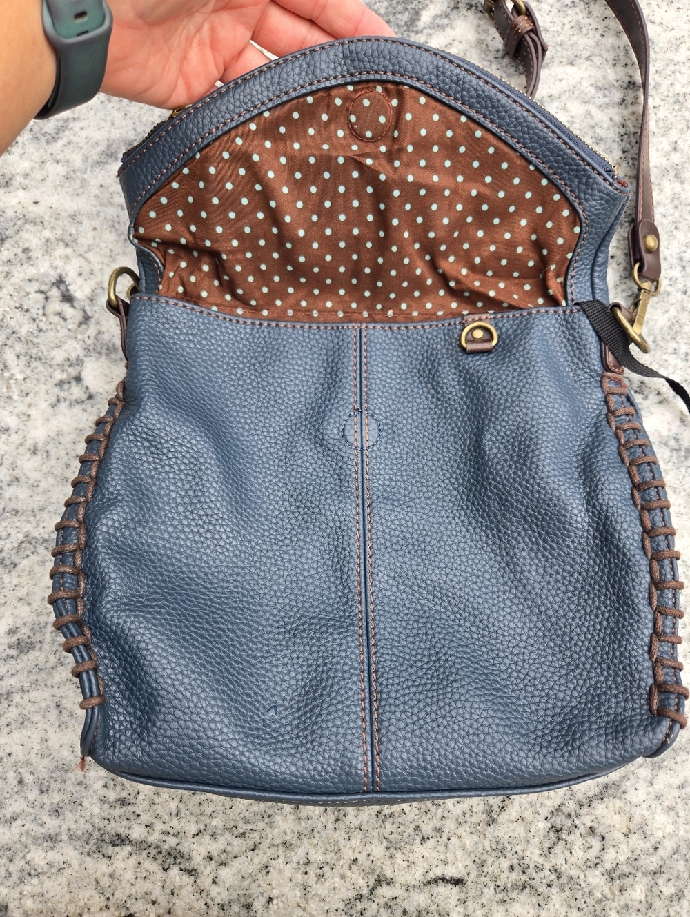 CHALA Charming Crossbody Bag Shoulder Handbag With Flap Top and Zipper - Picture 4 of 11